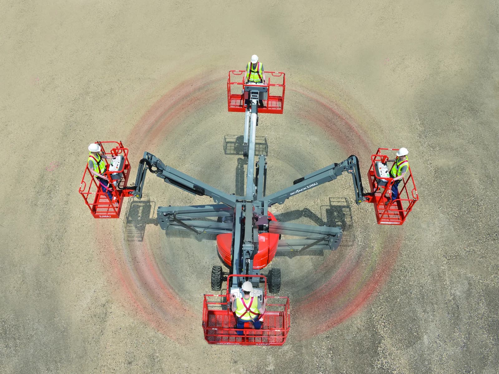 Skyjack SJ46 AJ 16.1m diesel articulated boom lift
