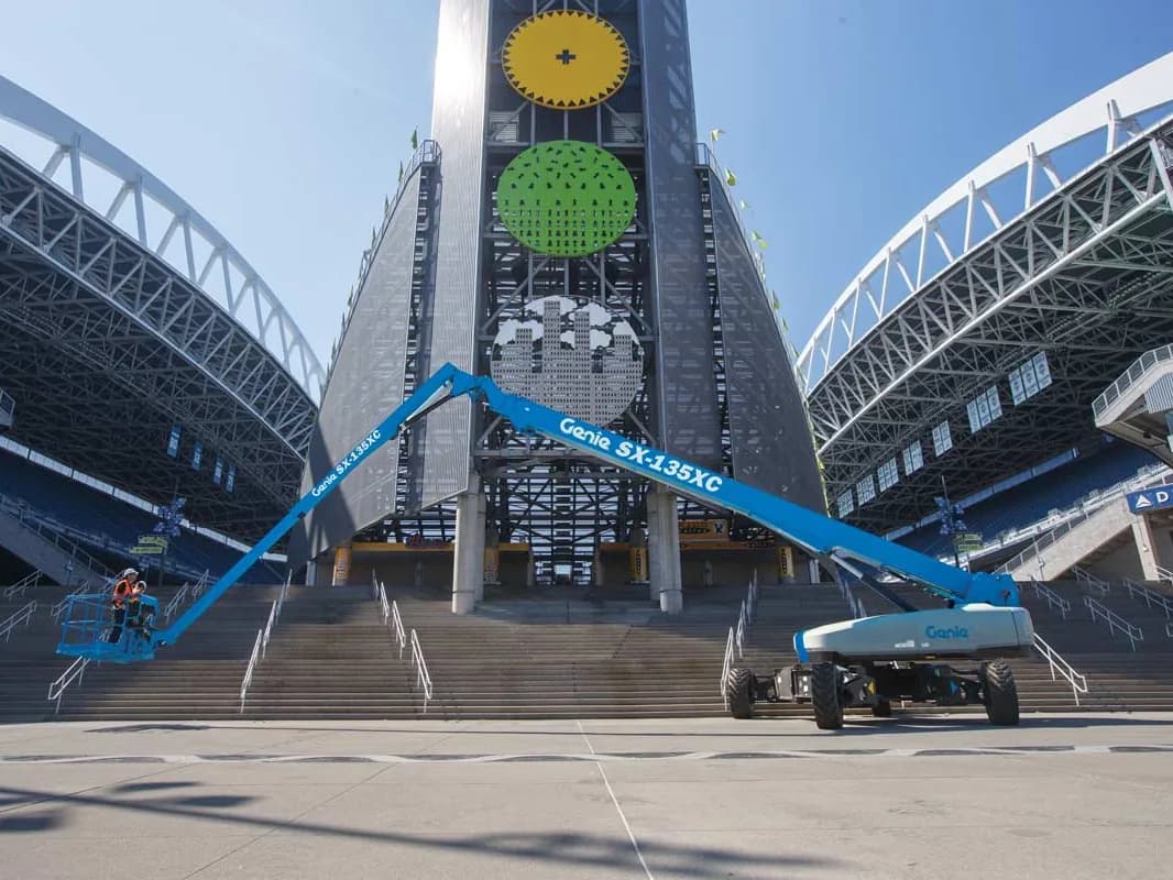 43m diesel telescopic boom lift