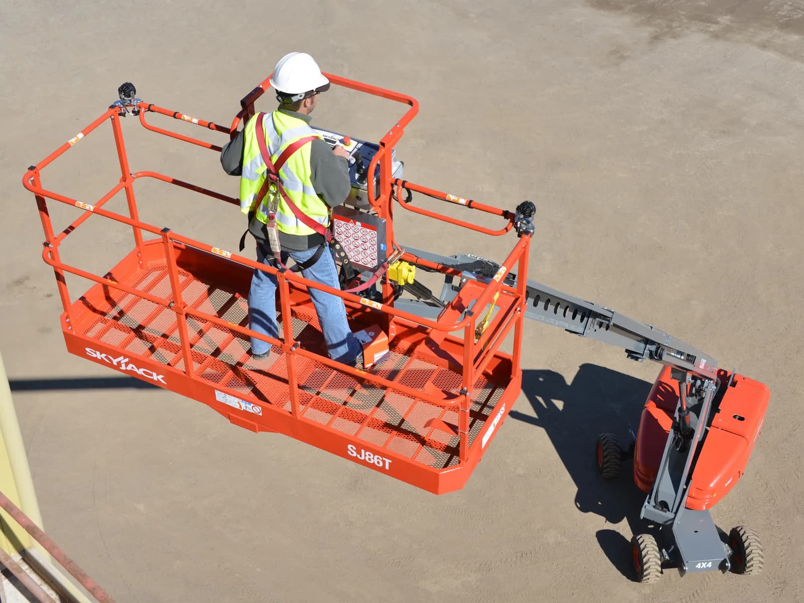 28m diesel telescopic boom lift
