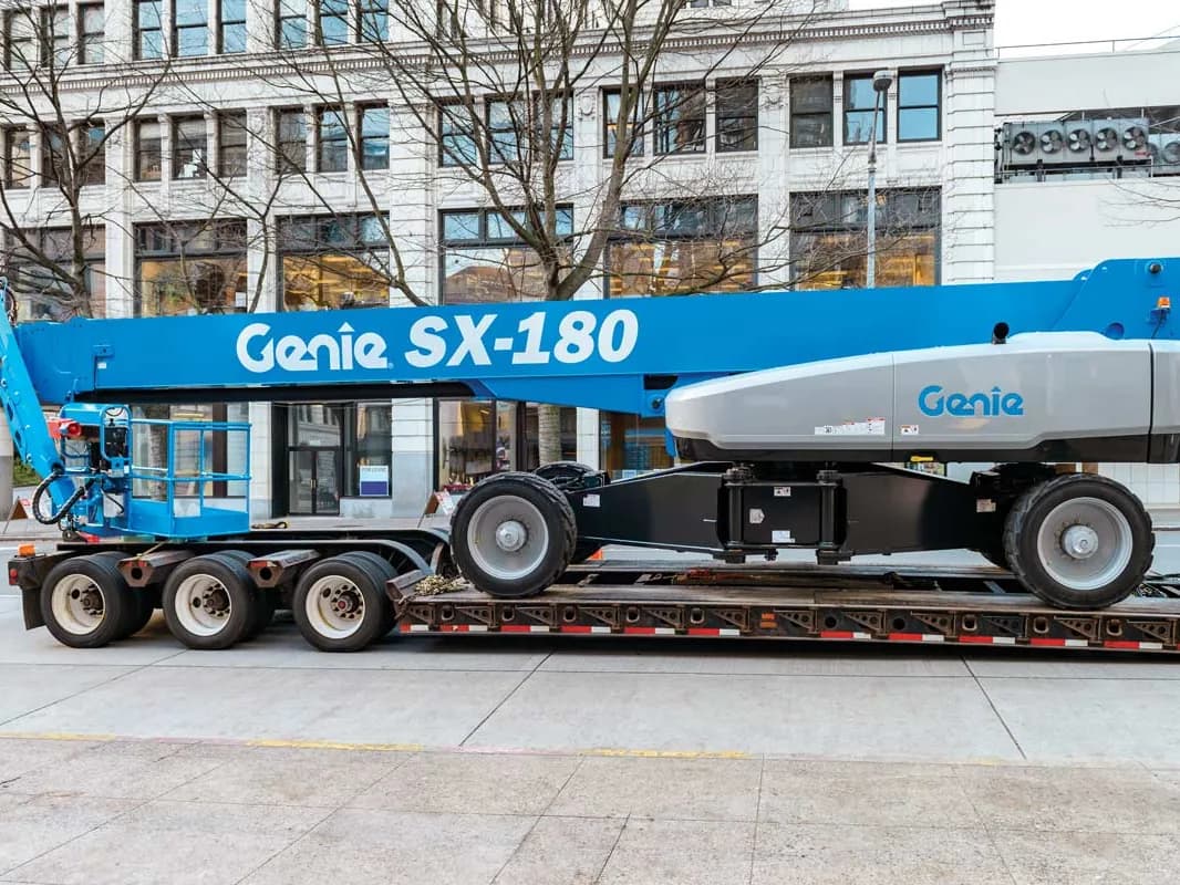 56m diesel telescopic boom lift