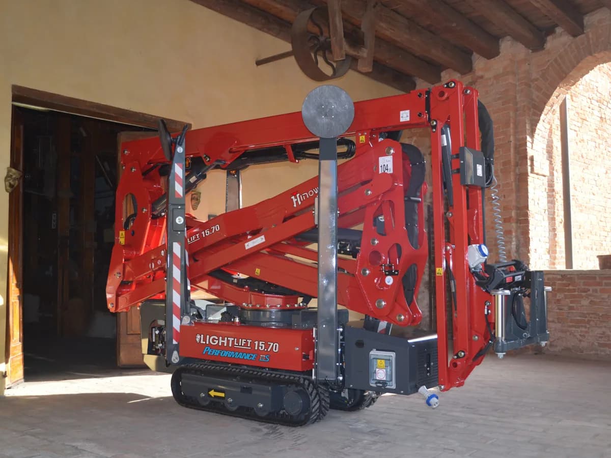 15.4m diesel spider lift