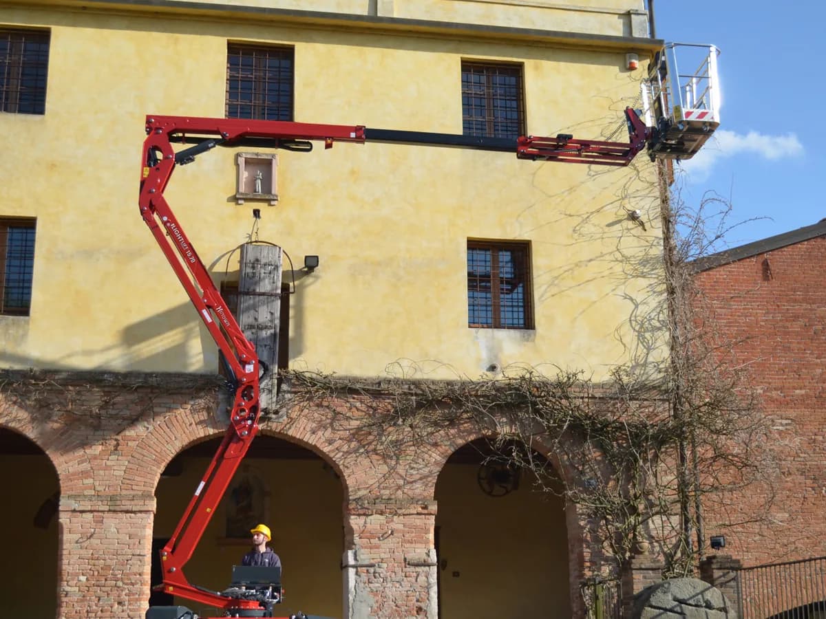15.4m diesel spider lift