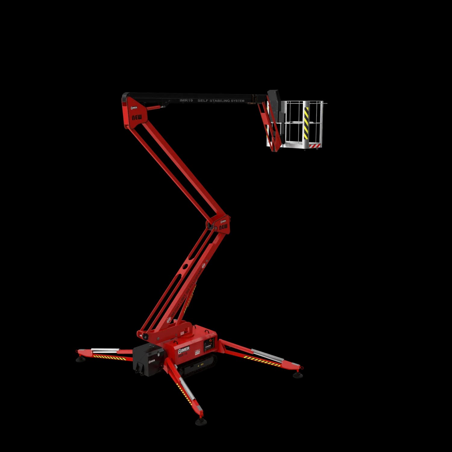 15.4m diesel spider lift
