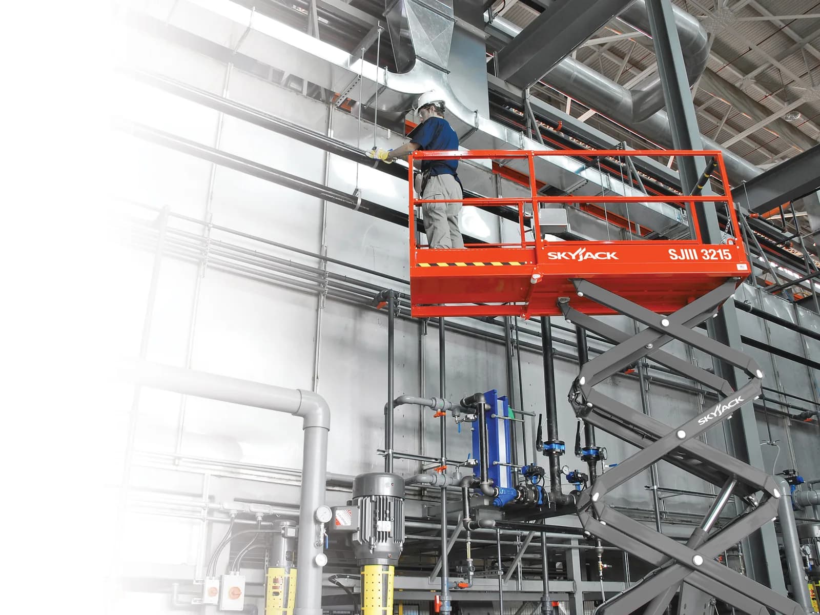 6.4m electric scissor lift