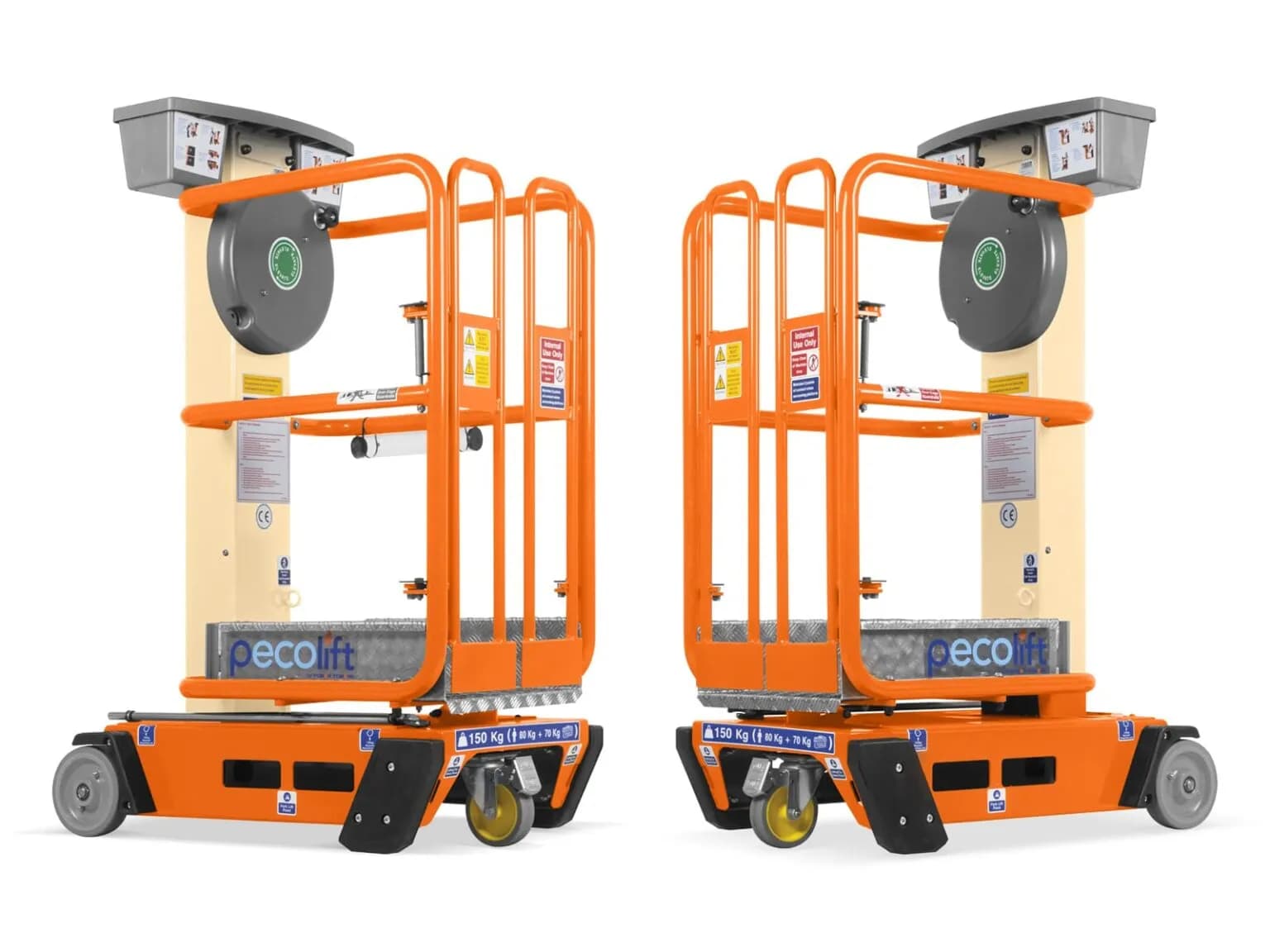 Pecolift 3.5m push-around mast lift