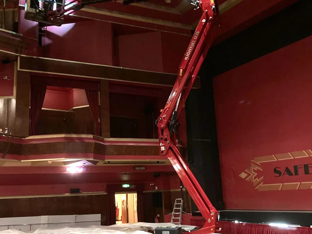 17.06m electric spider lift