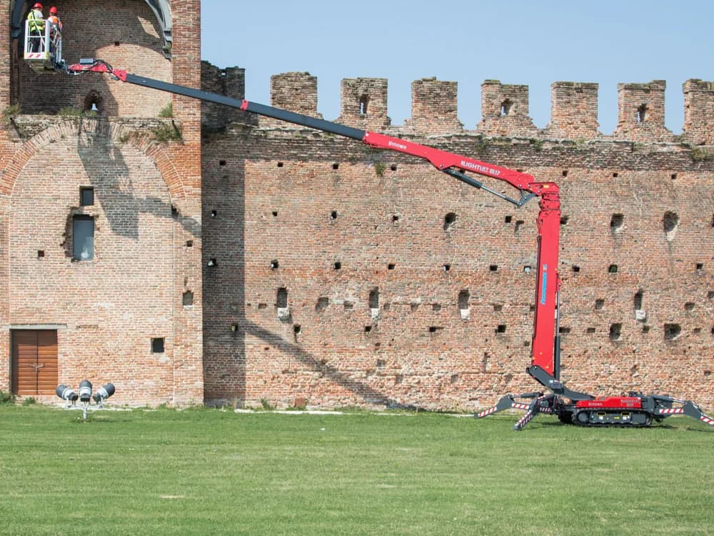 33m diesel spider lift