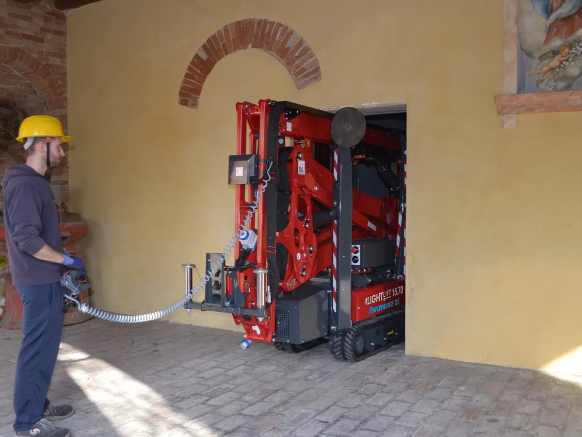 15.4m electric spider lift