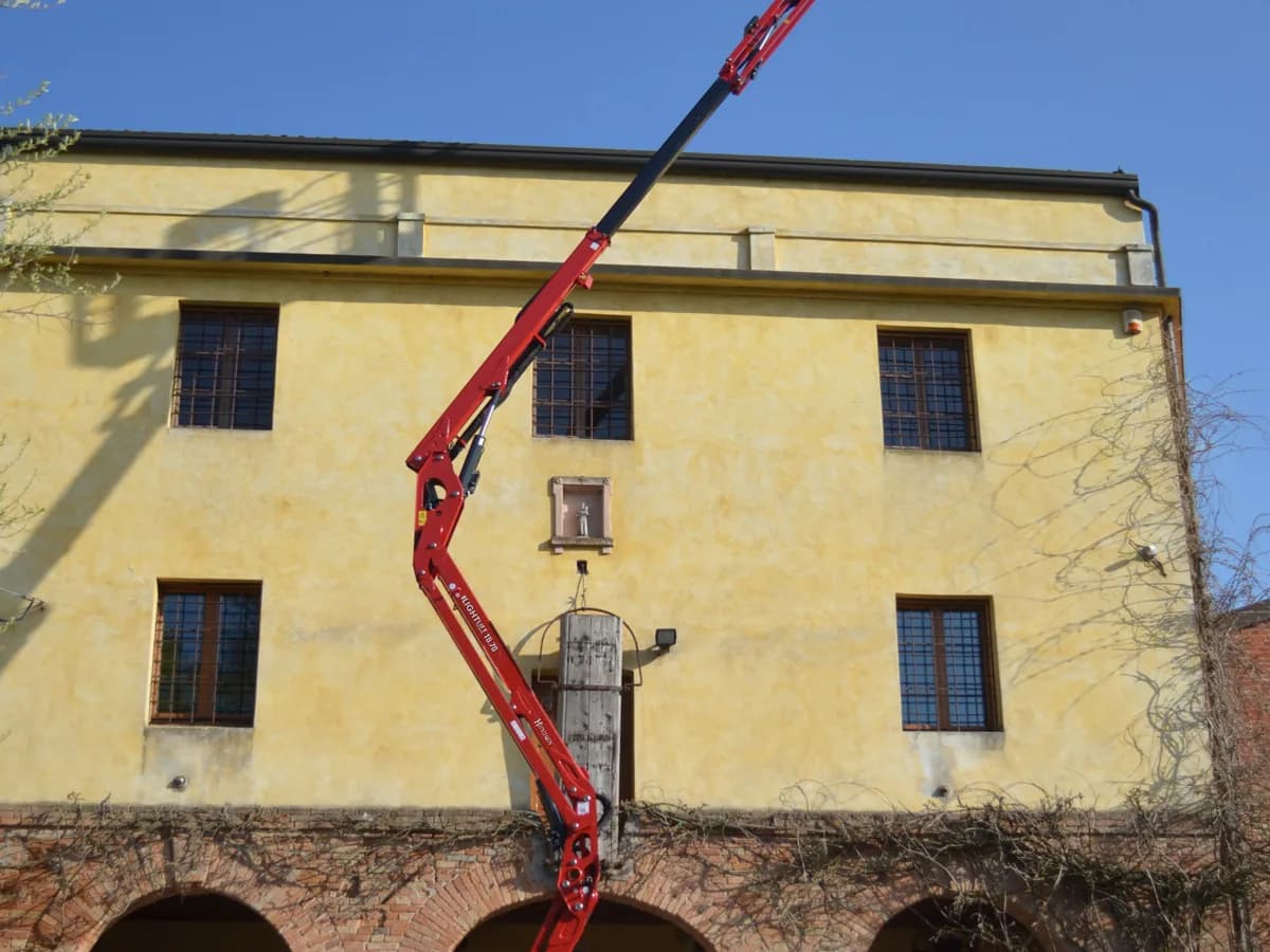 15.4m electric spider lift
